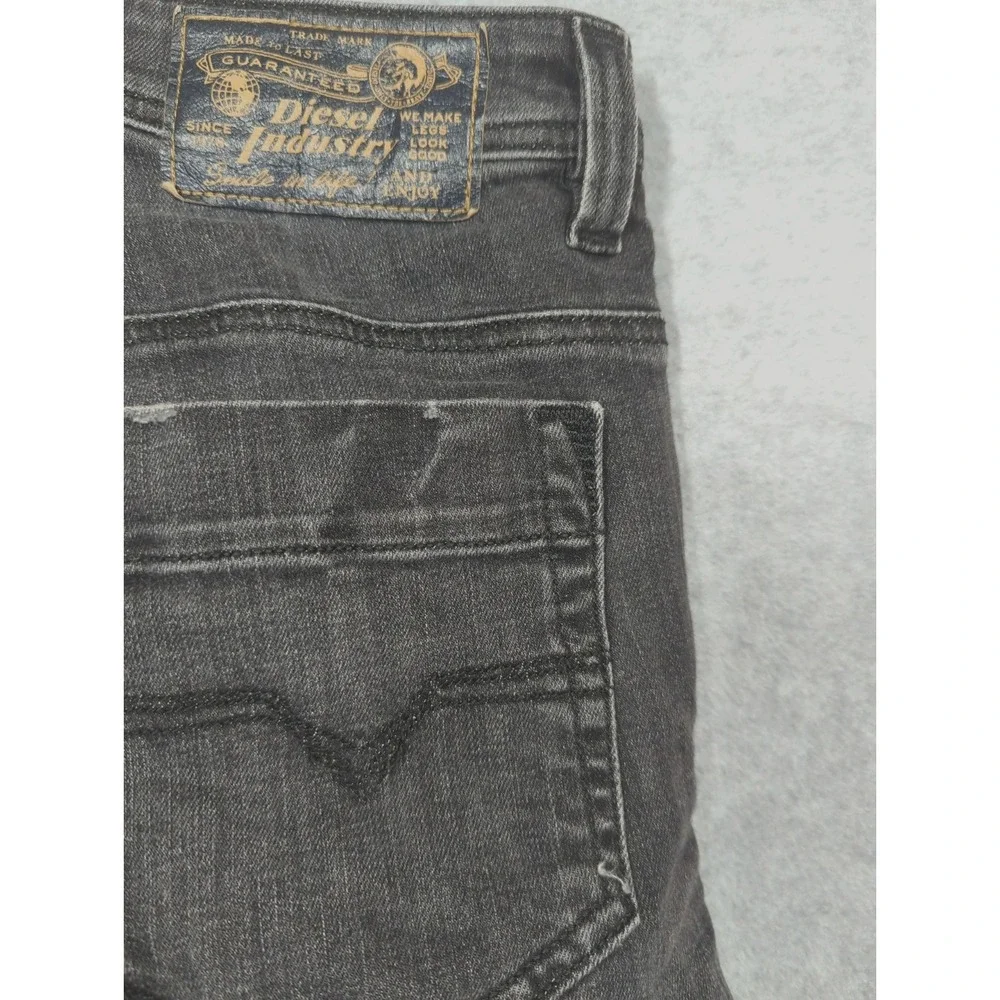 Diesel Industry SAFADO Jeans Men 34 x 32 Regular Slim Straight  Button Fly ORZ40